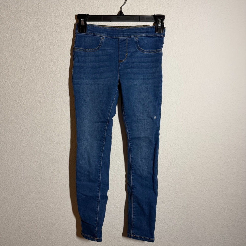 Levi's Pull On Jegging Jeans Girls‎ 24 Blue Denim Cotton Dark Wash Skinny Leg